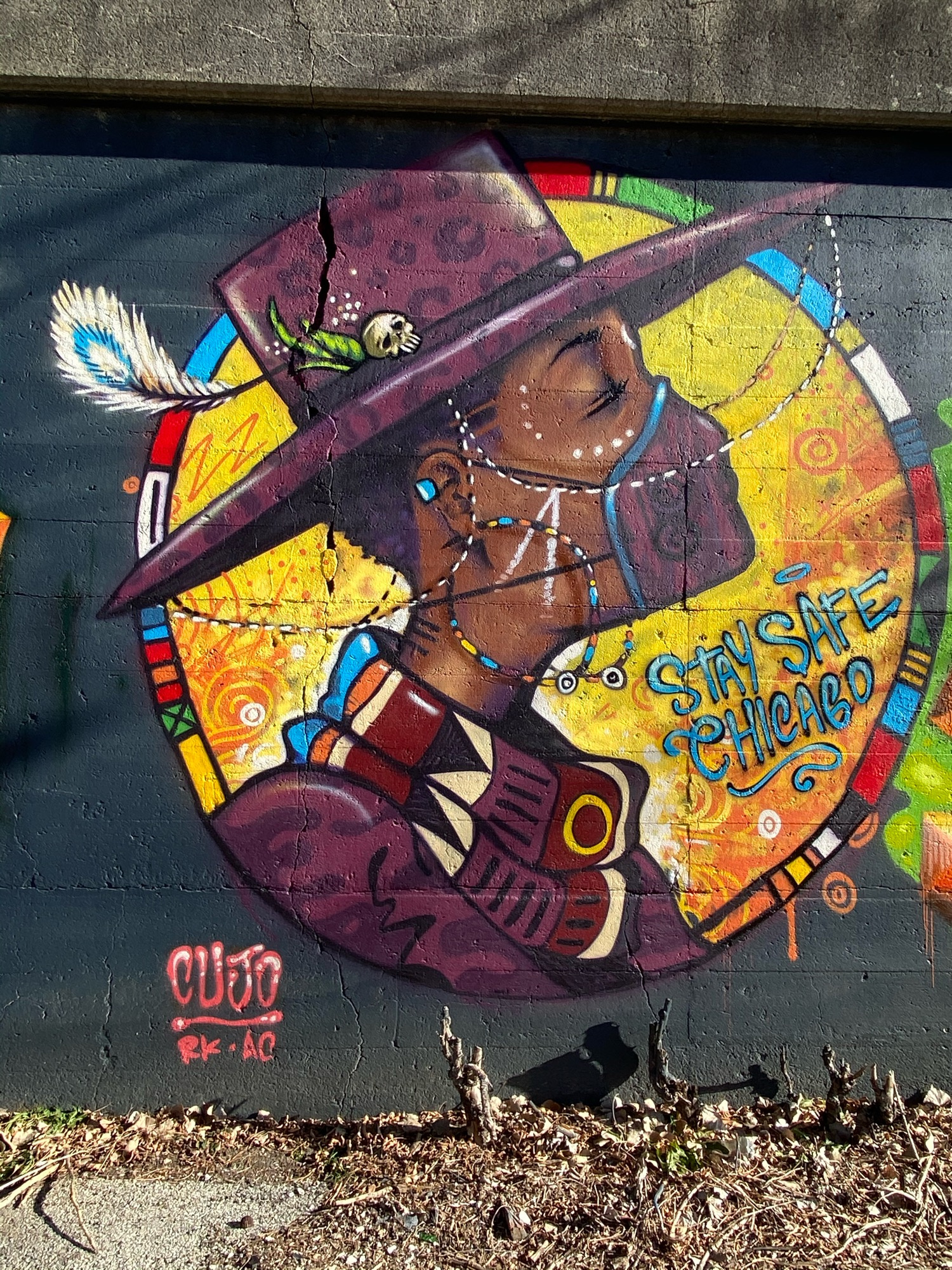 mural in Chicago by artist Cujo.