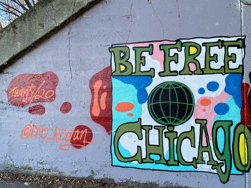 mural in Chicago by artist unknown.