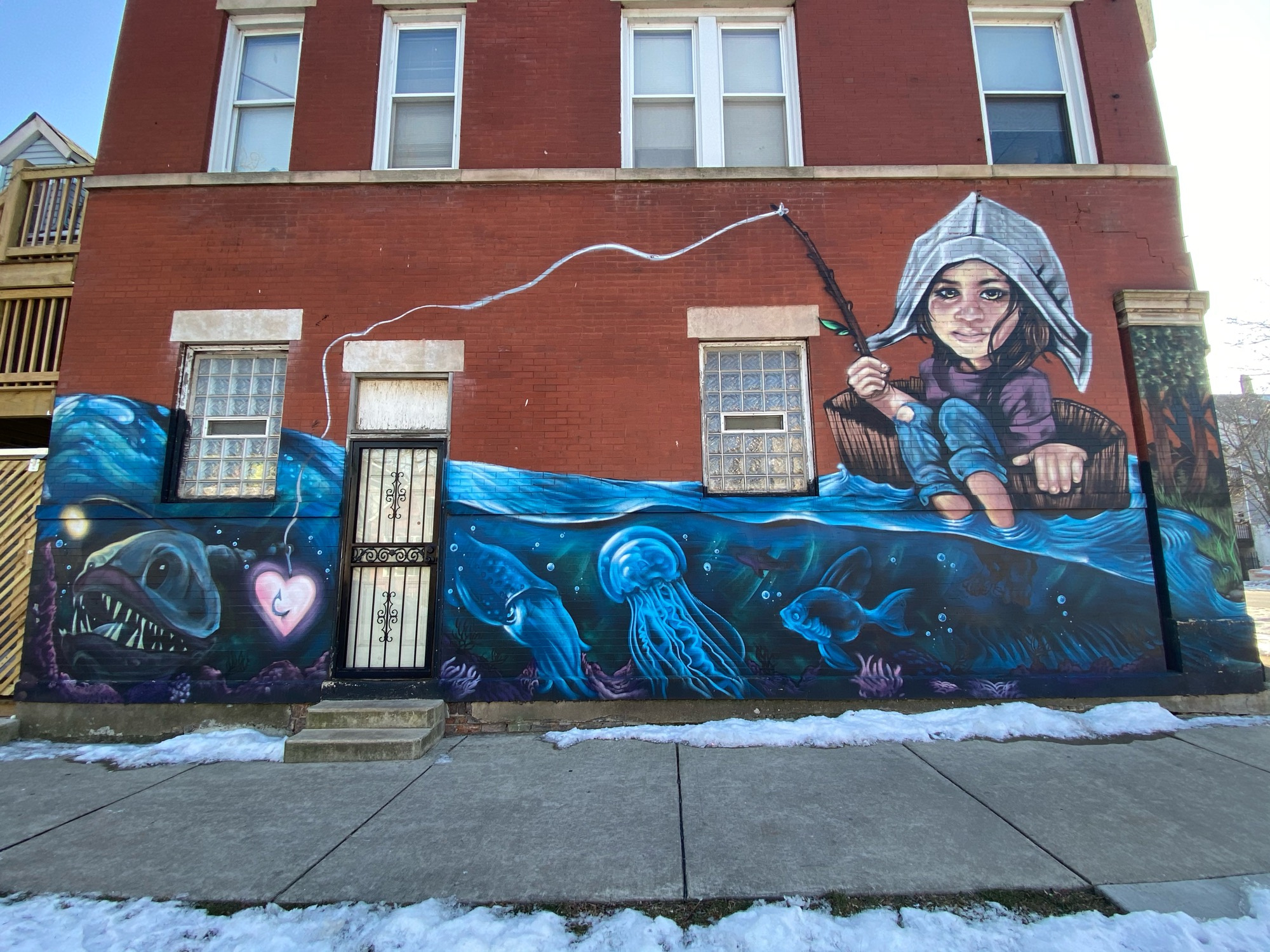 mural in Chicago by artist July.