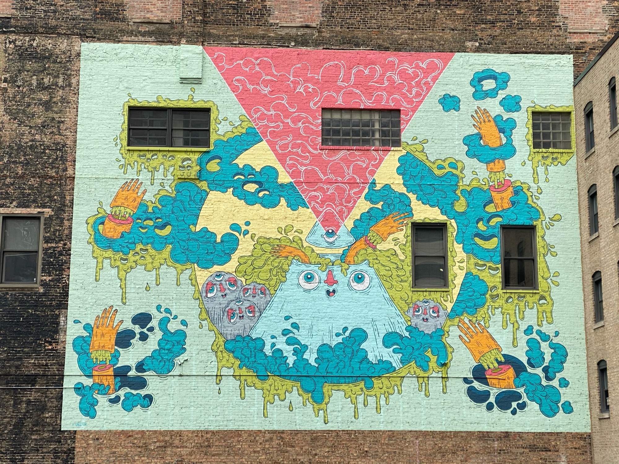 mural in Chicago by artist Heidi Unkefer.