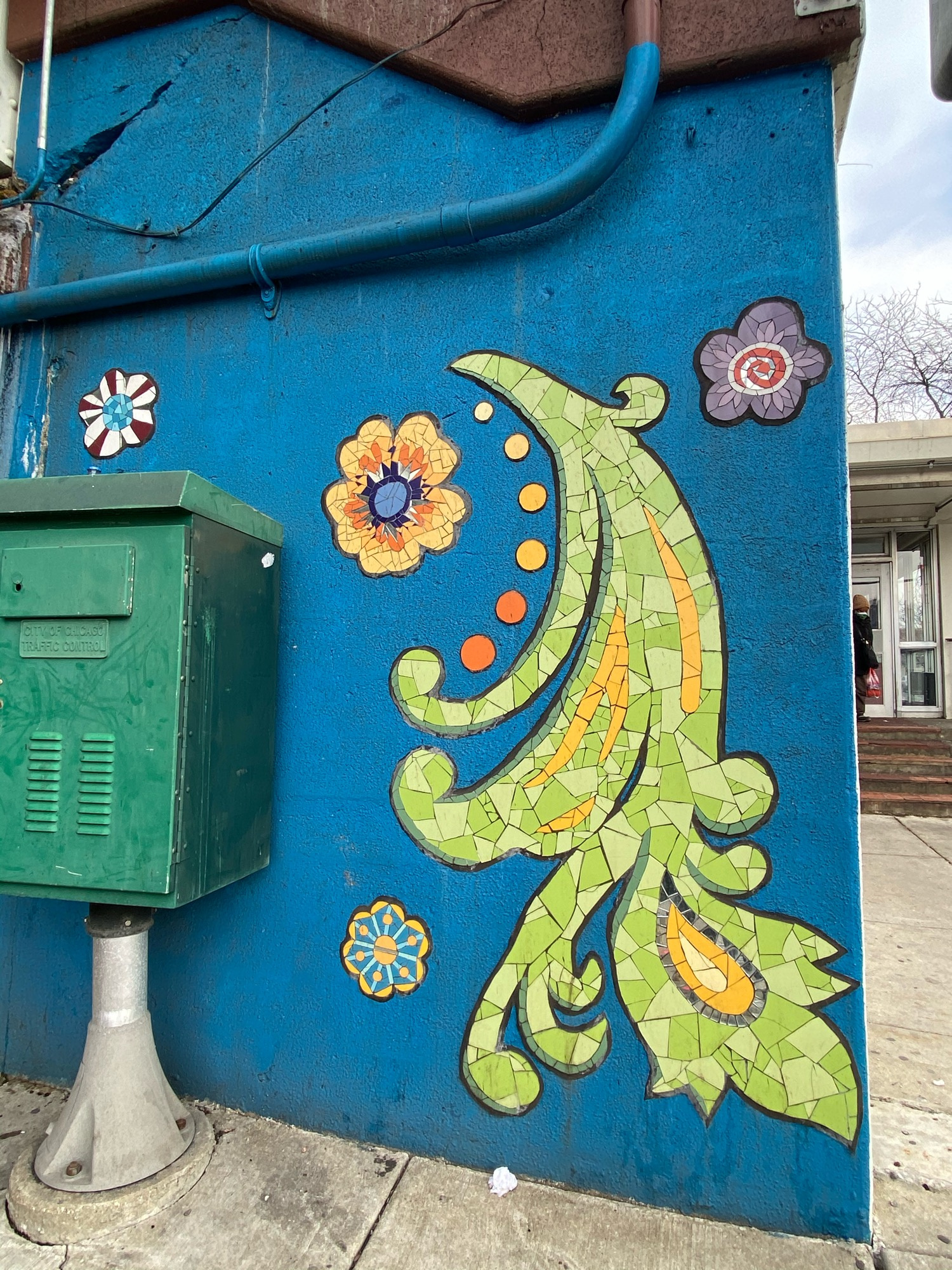 mural in Oak Park by artist Carolyn Elaine.