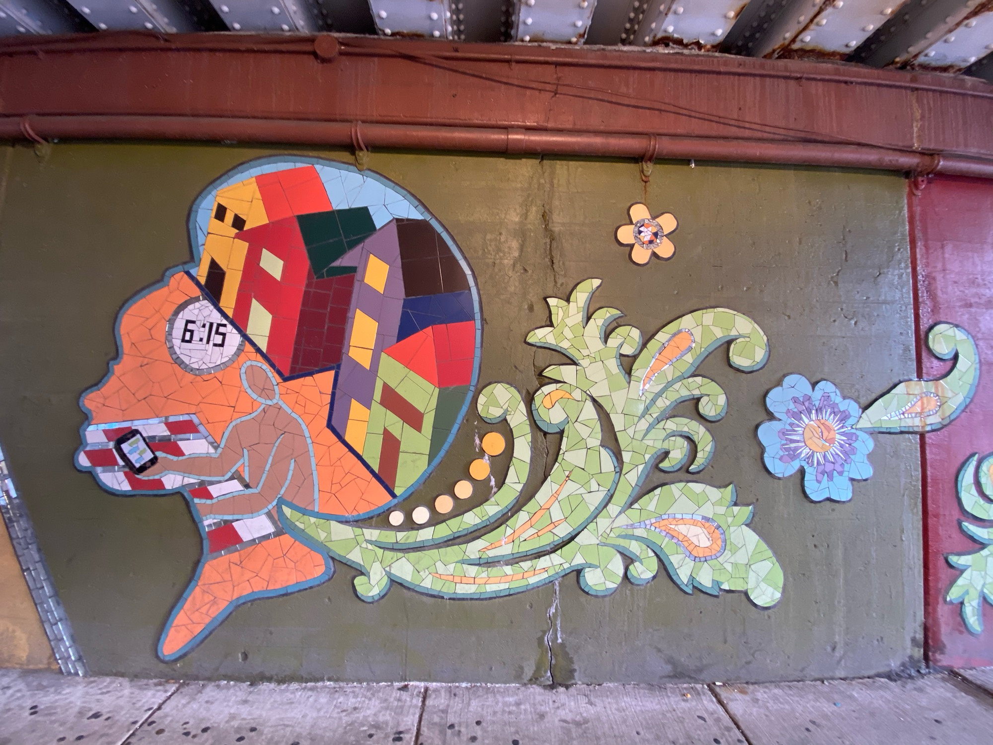 mural in Oak Park by artist Carolyn Elaine.