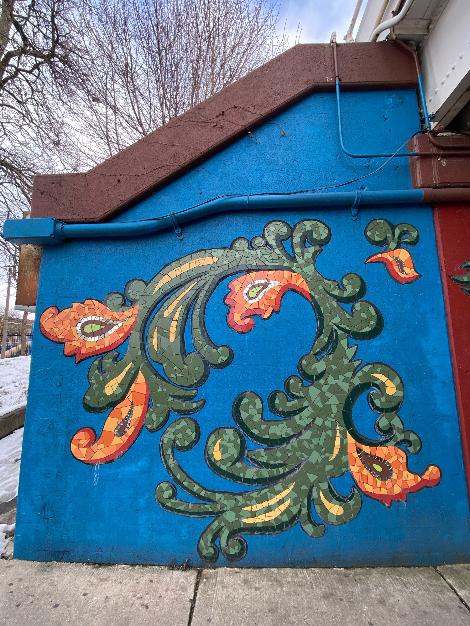 mural in Oak Park by artist Carolyn Elaine.