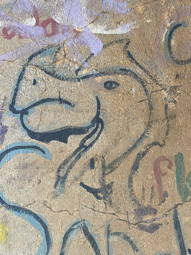 mural in Oak Park by artist unknown.