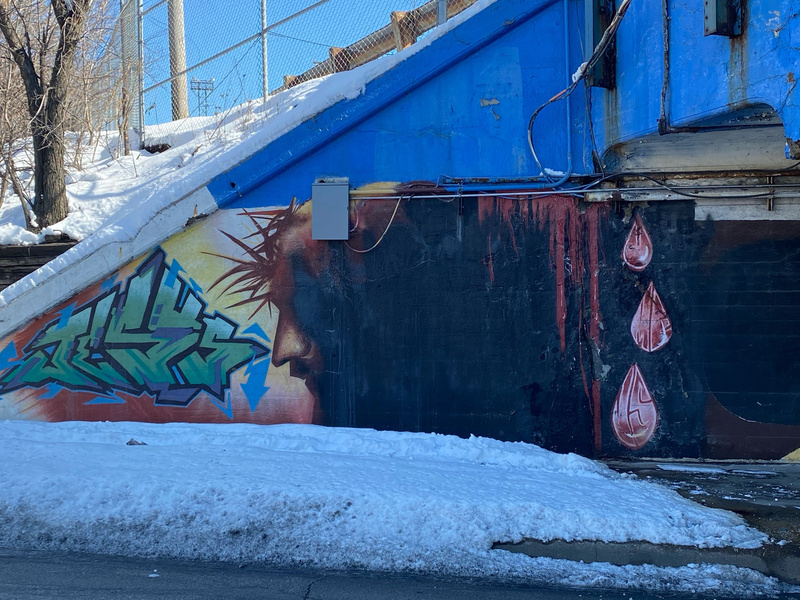 mural in Cicero by artist unknown.