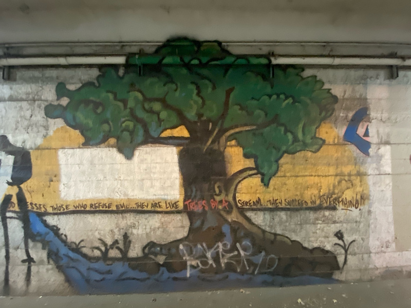 mural in Cicero by artist unknown.