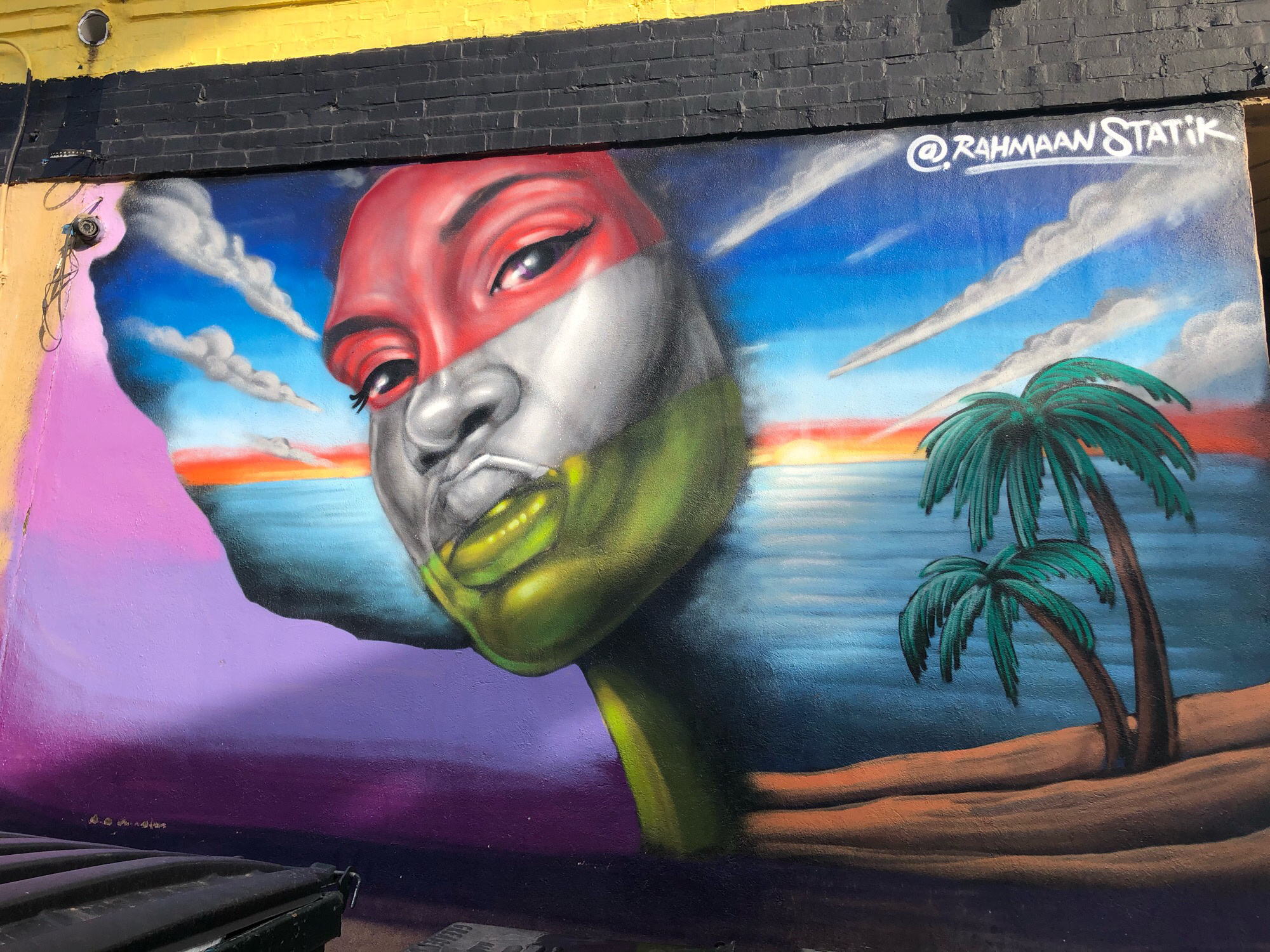 mural in Chicago by artist Rahmaan Statik.