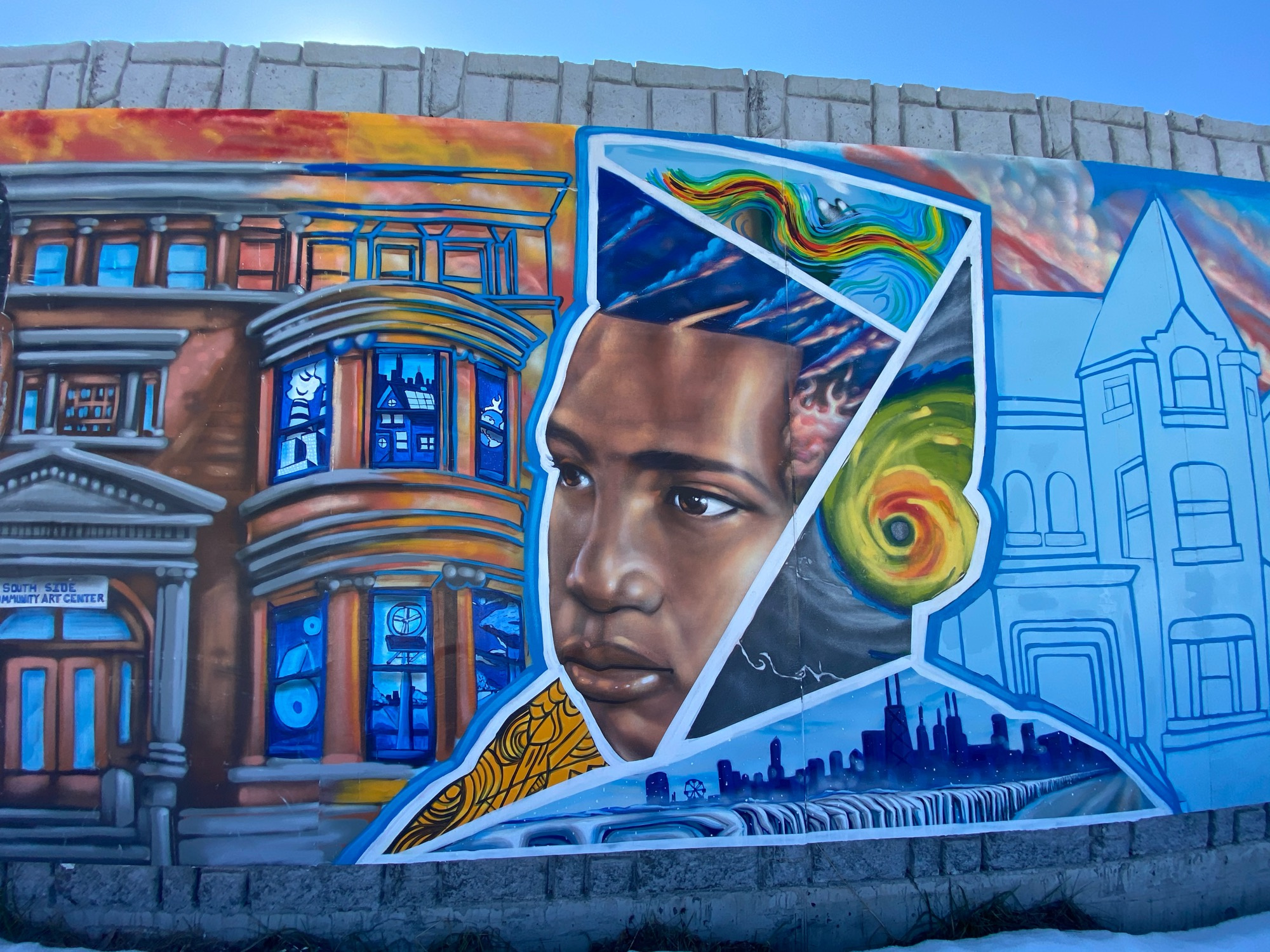 mural in Chicago by artist Shawn Michael Warren.