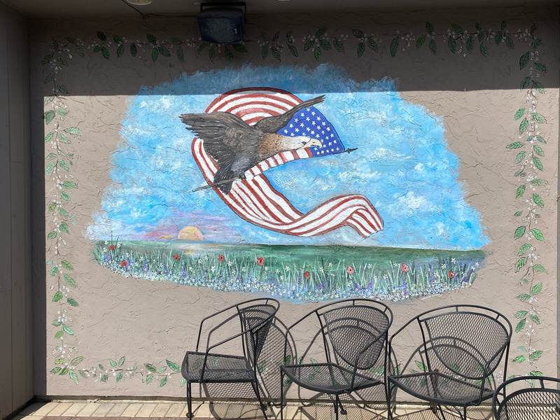 mural in Chicago Ridge by artist unknown.