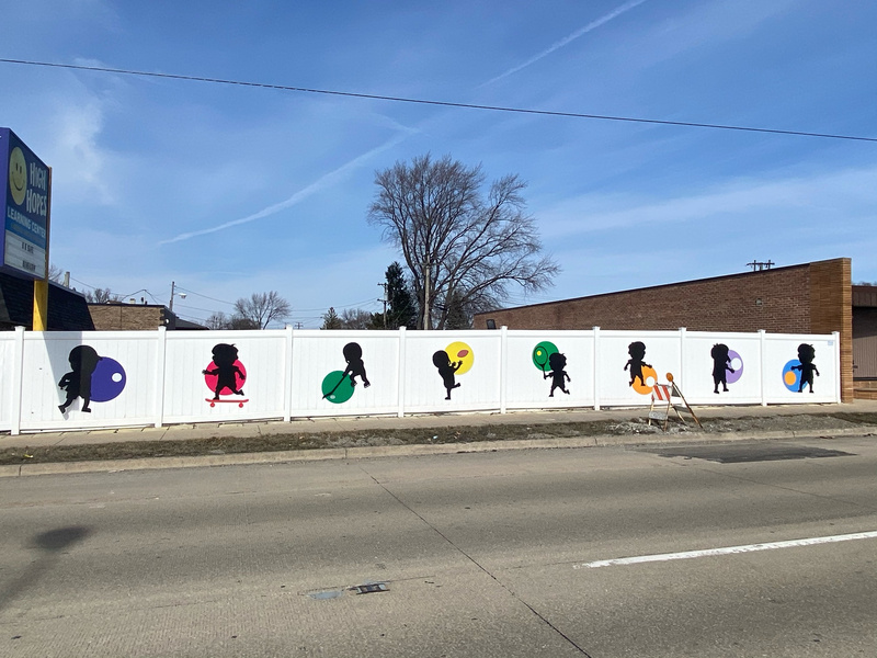 mural in Chicago Ridge by artist unknown.