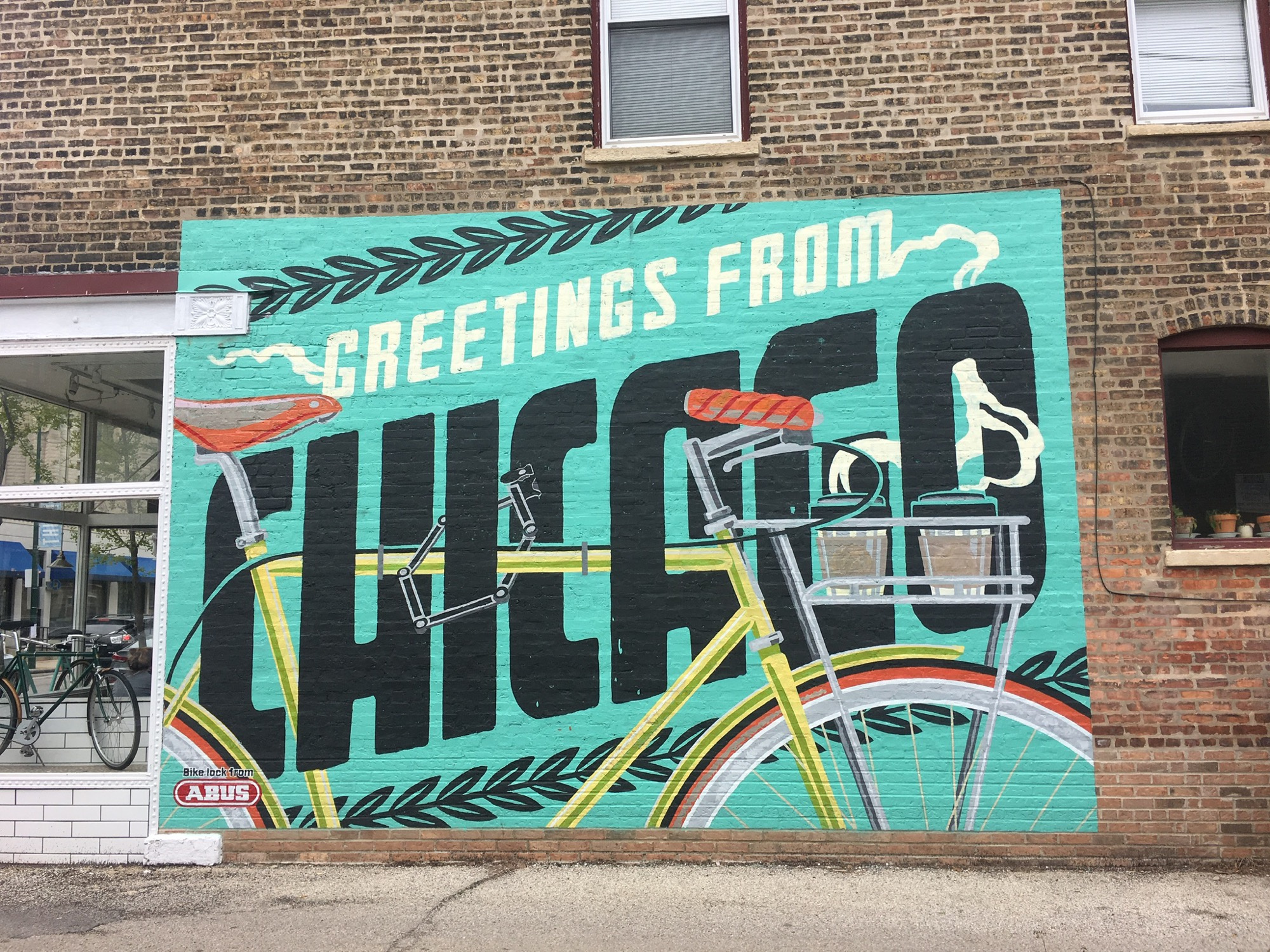mural in Chicago by artist Right Way Signs.