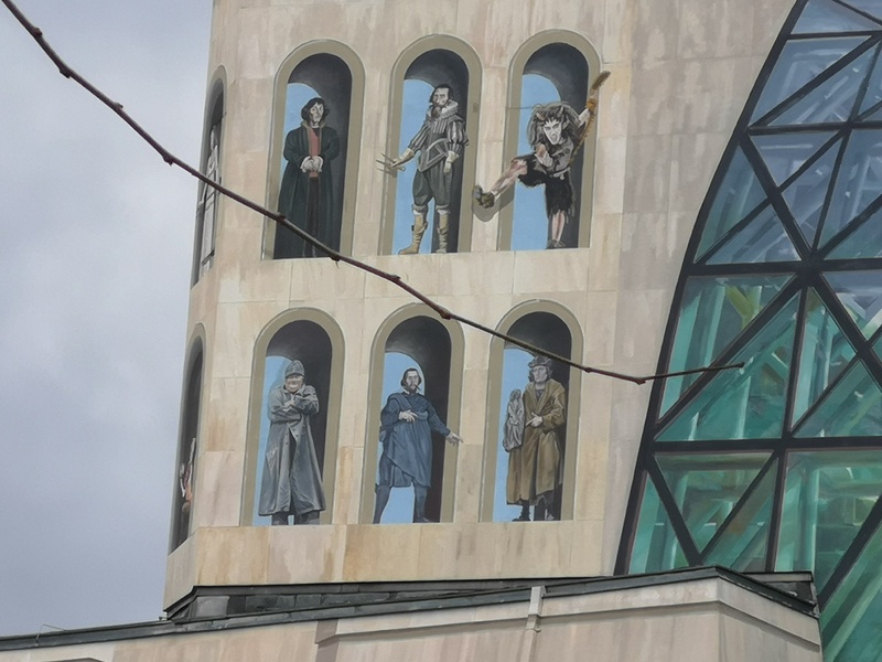 mural in Schwedt/Oder by artist unknown.