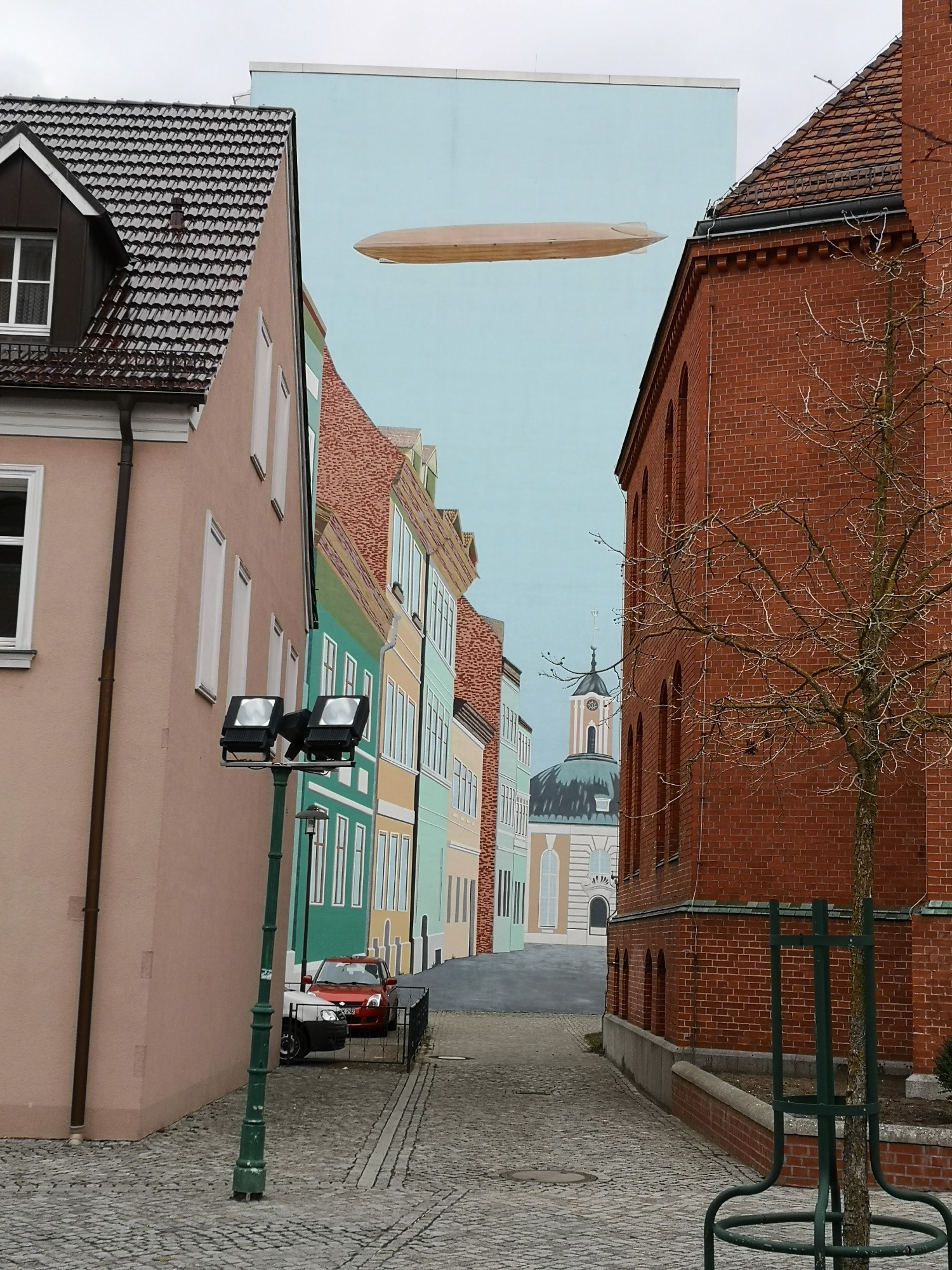 mural in Schwedt/Oder by artist unknown.