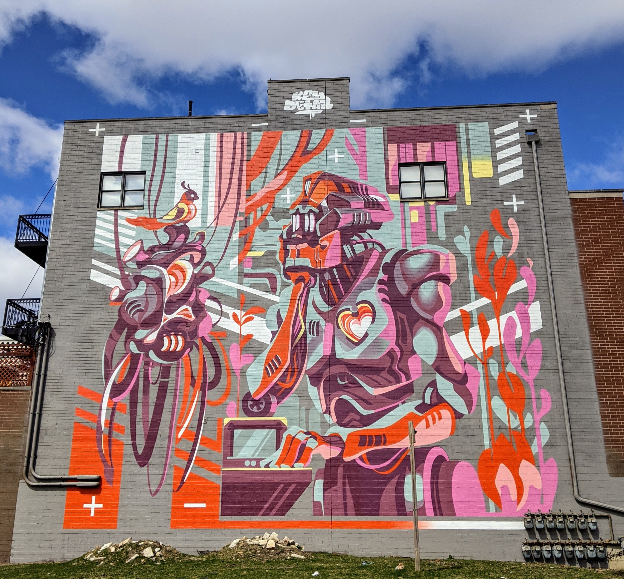 mural in Chicago by artist KEY DETAIL.