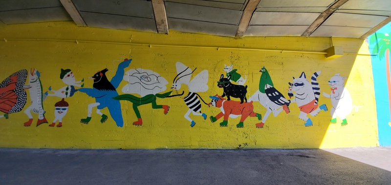 mural in by artist unknown.