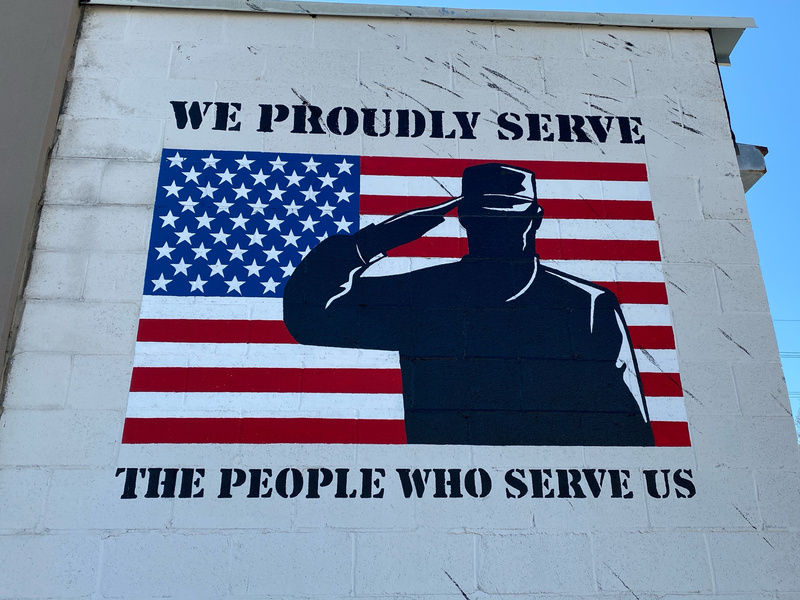 mural in North Riverside by artist unknown.