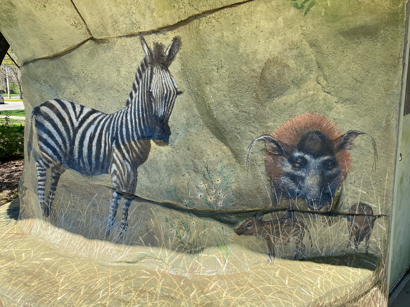 mural in Brookfield by artist unknown.