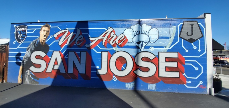 mural in San Jose by artist unknown.
