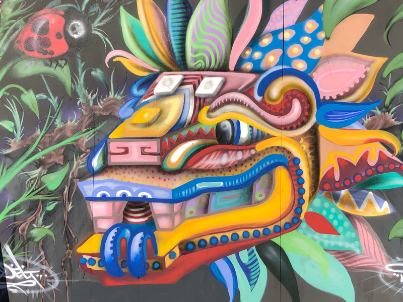 mural in Santa Ana by artist unknown.