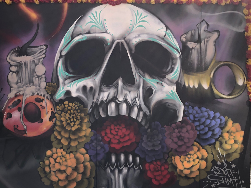 mural in Santa Ana by artist unknown.