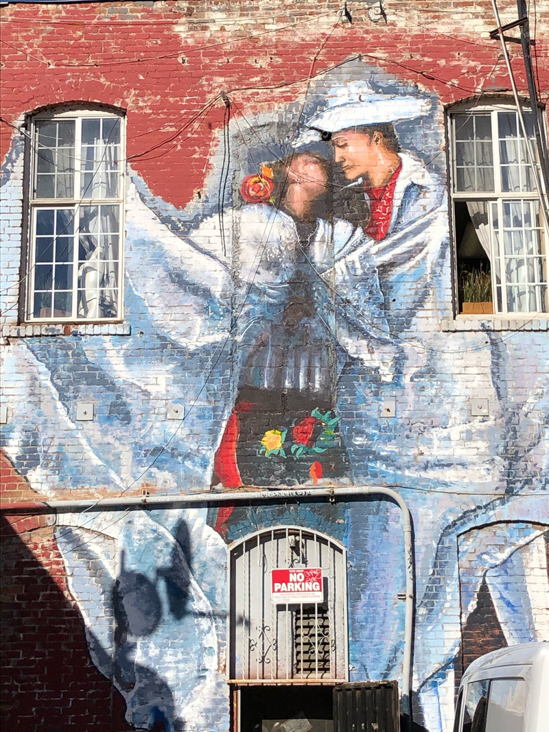 mural in Santa Ana by artist unknown.