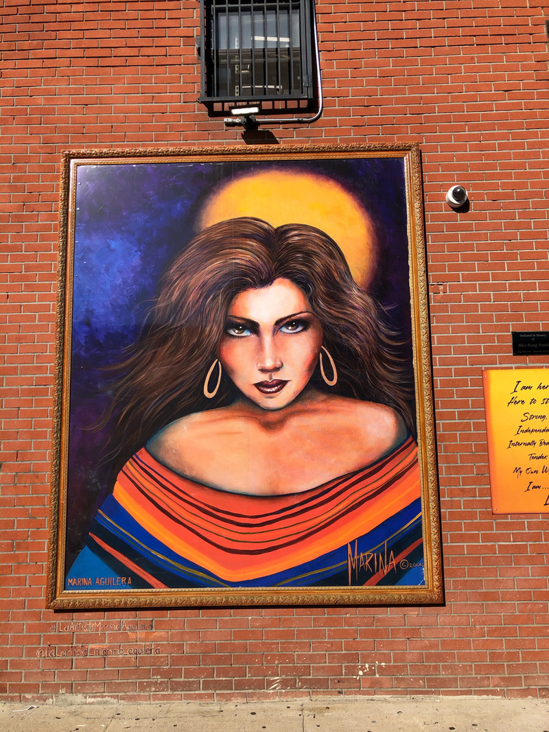 mural in Santa Ana by artist unknown.