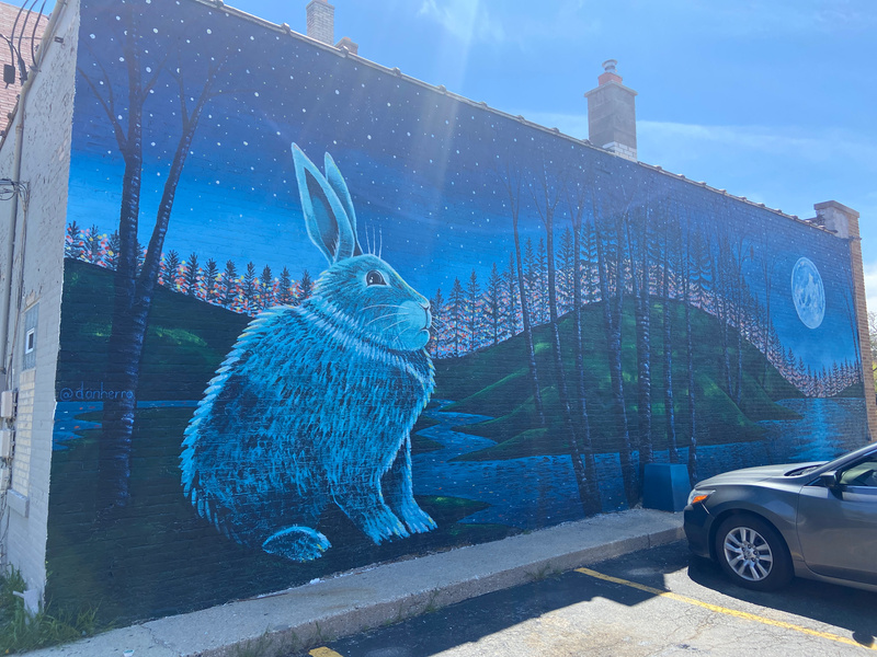 mural in West Allis by artist unknown.