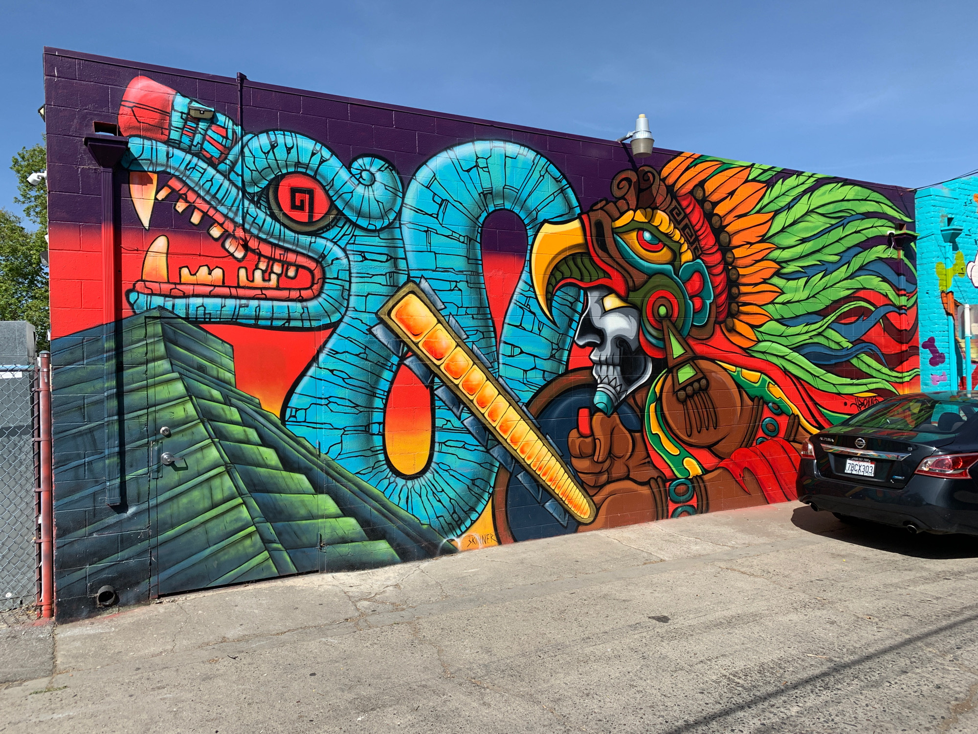 mural in San Jose by artist Urban Aztec.