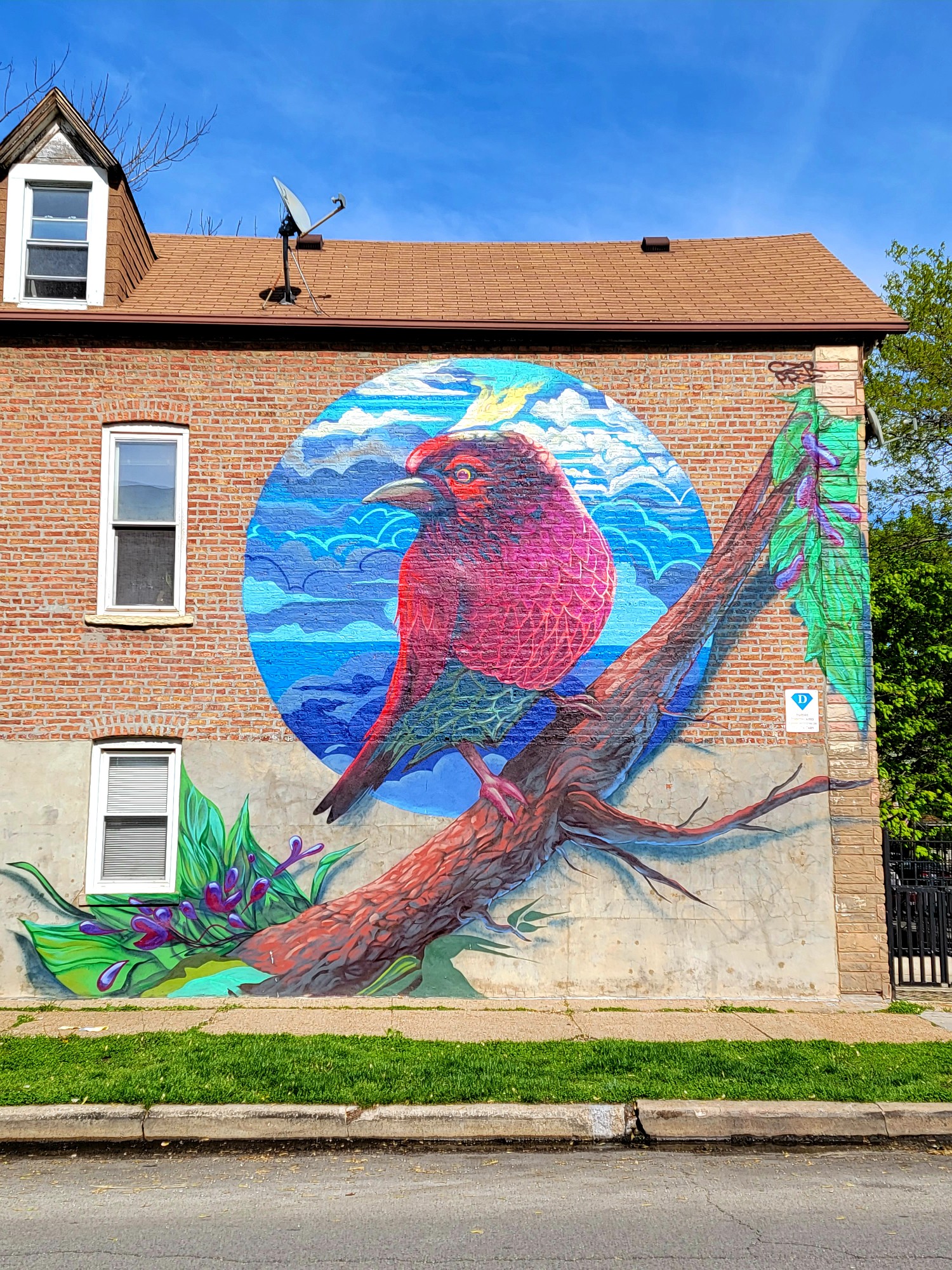 mural in Chicago by artist Czr Prz.