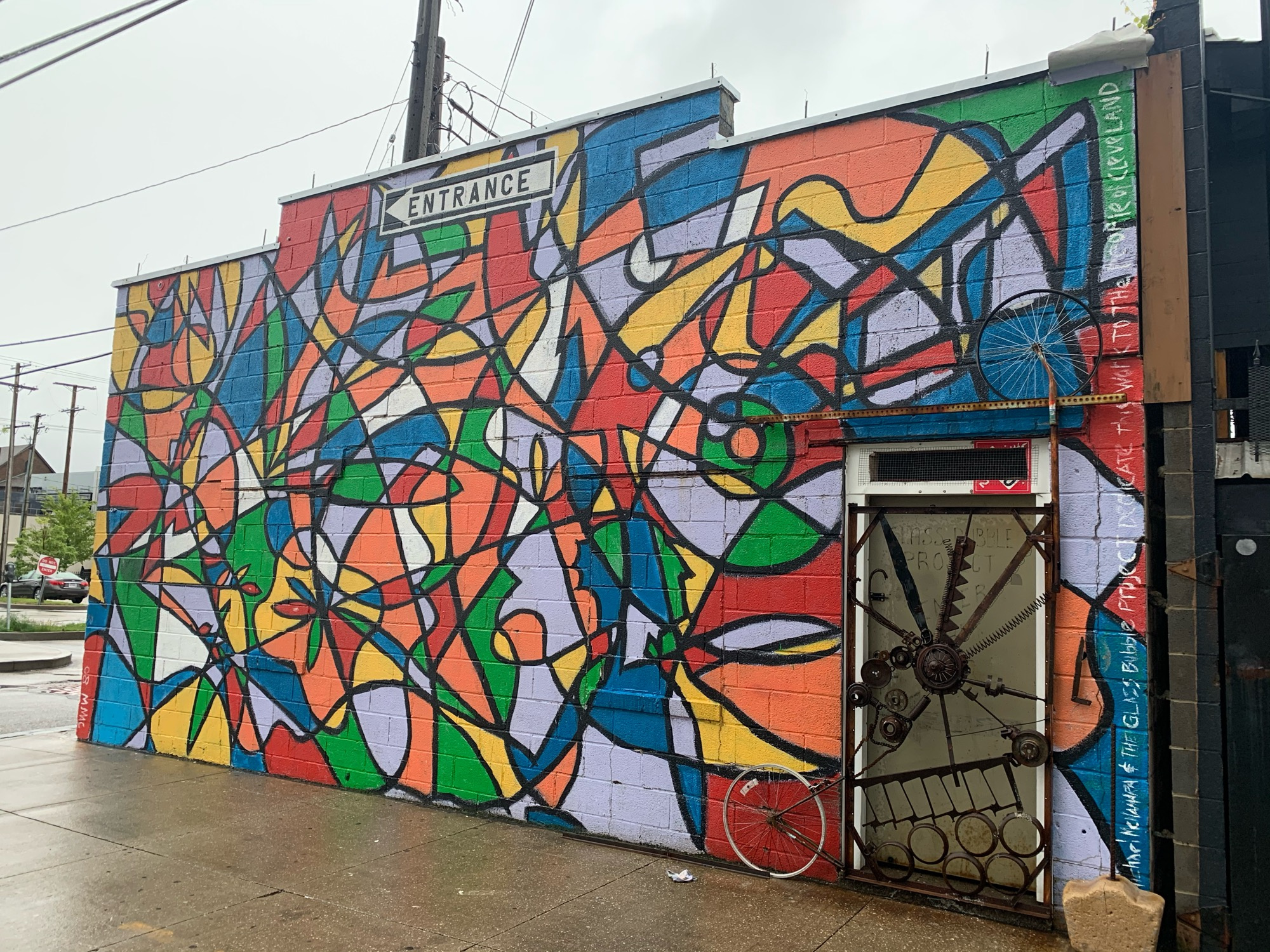 mural in Cleveland by artist unknown.