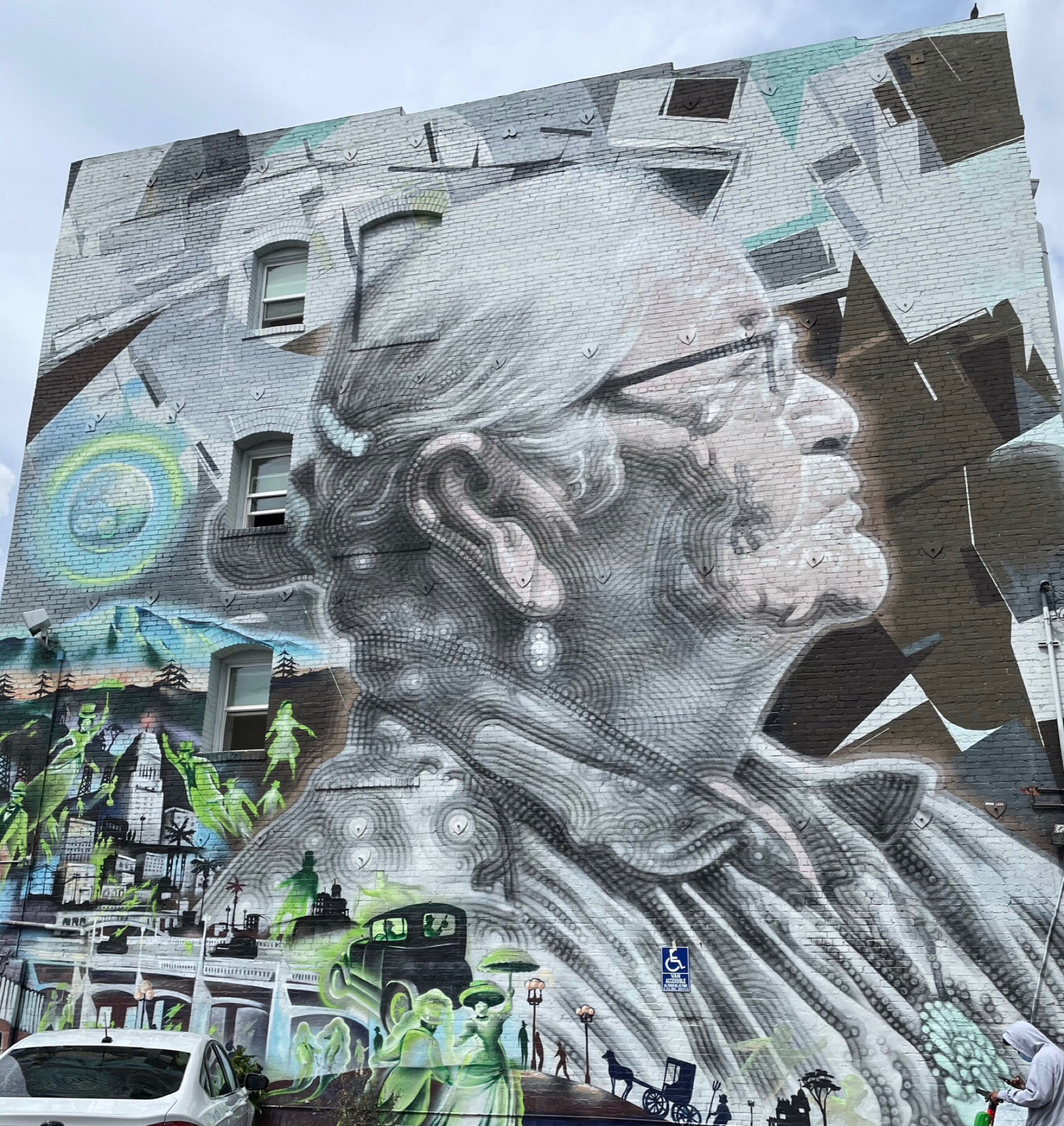 mural in Los Angeles by artist EL MAC.