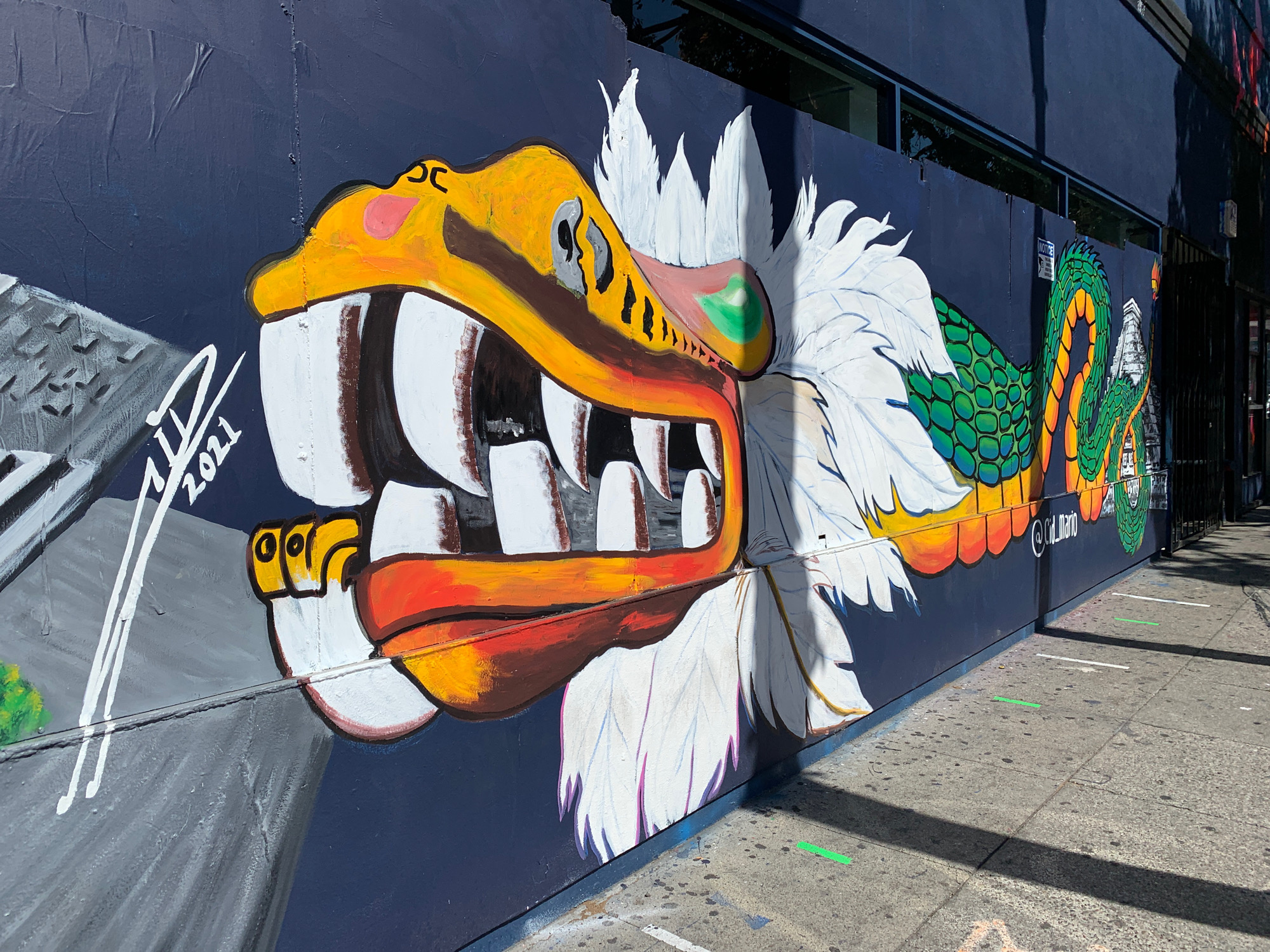 mural in San Francisco by artist unknown.