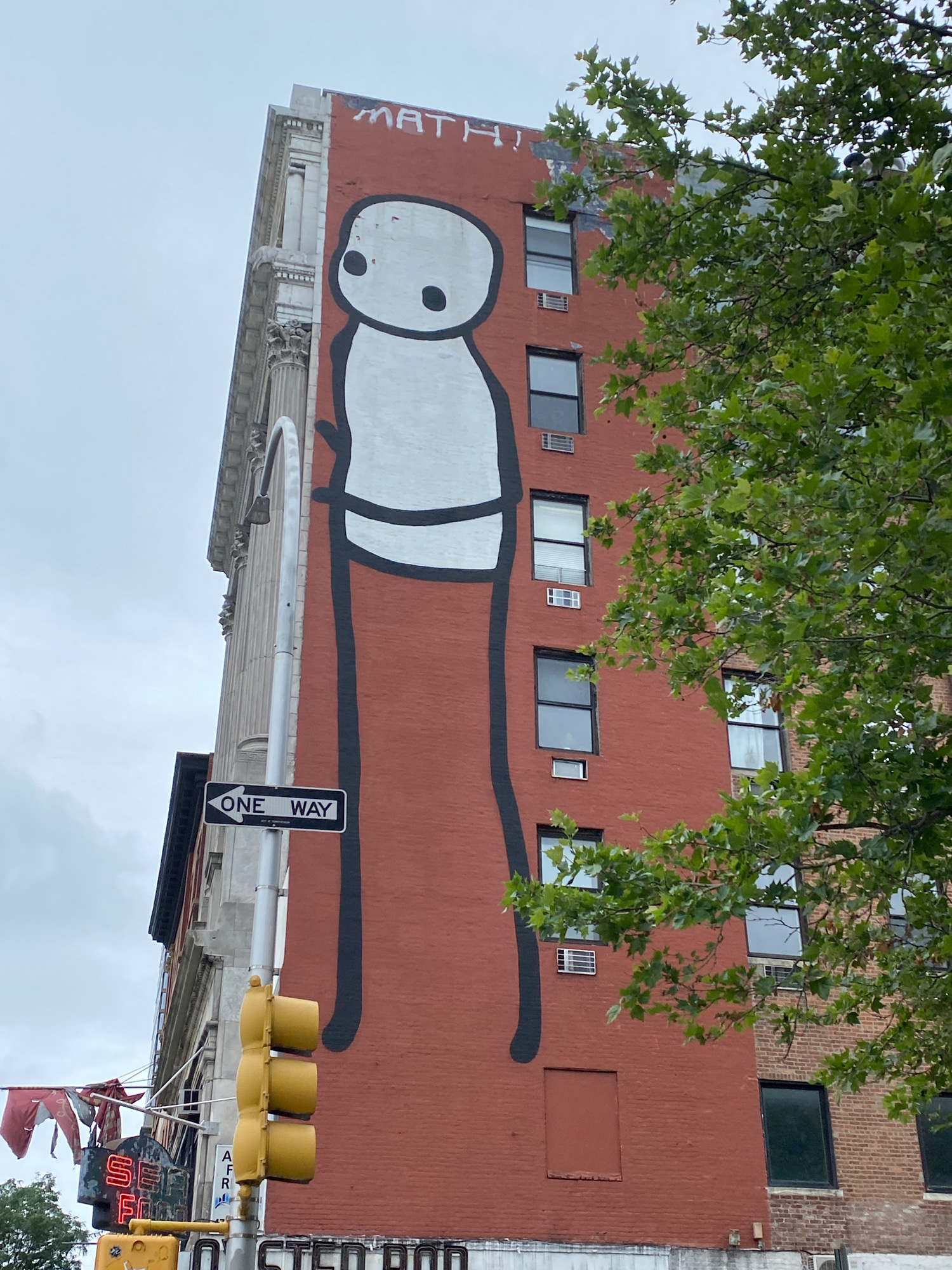 mural in New York by artist Stik.