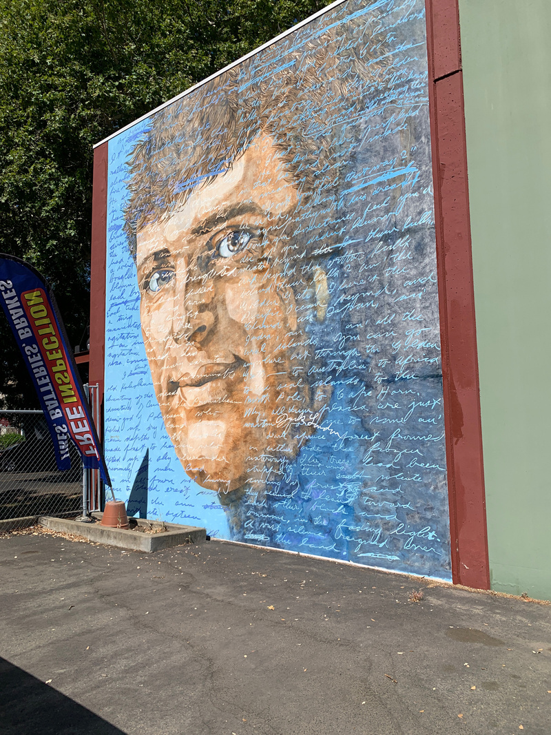 mural in Sacramento by artist unknown.