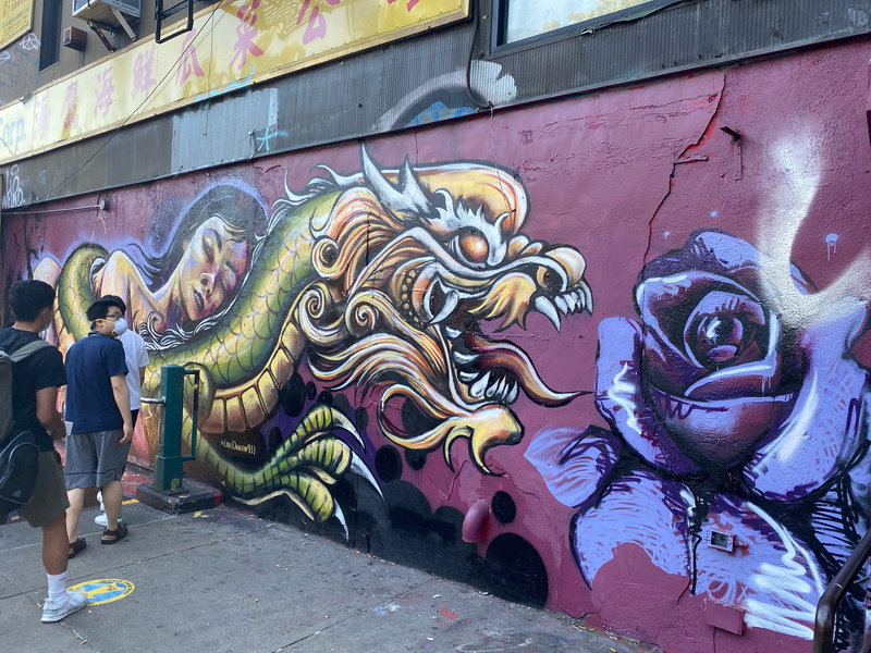 mural in New York by artist unknown.