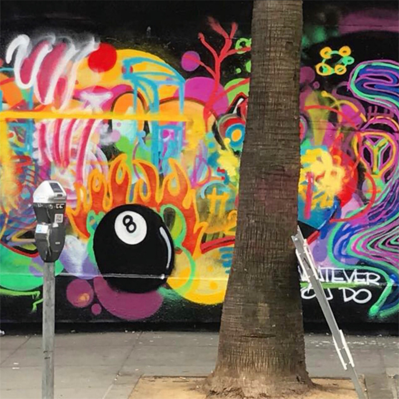 mural in Edmonton by artist unknown.