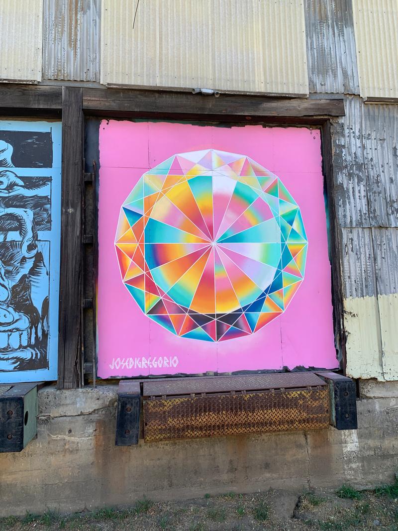 mural in Sacramento by artist unknown.