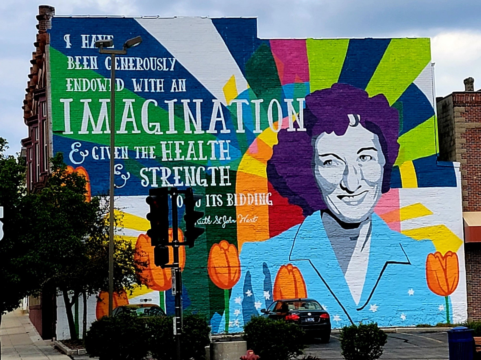 mural in Manitowoc by artist Erin LaBonte.