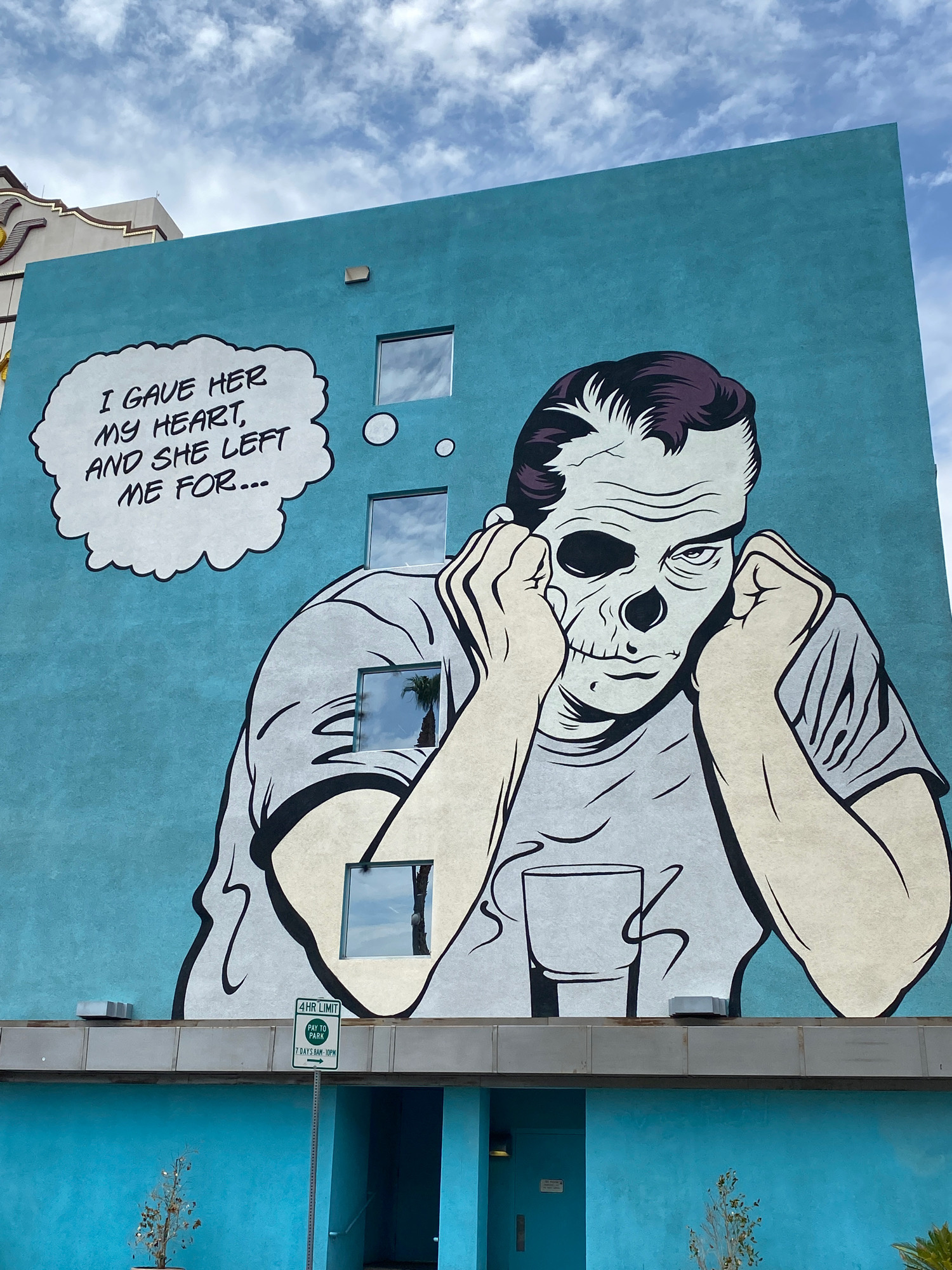 mural in Las Vegas by artist DFace.