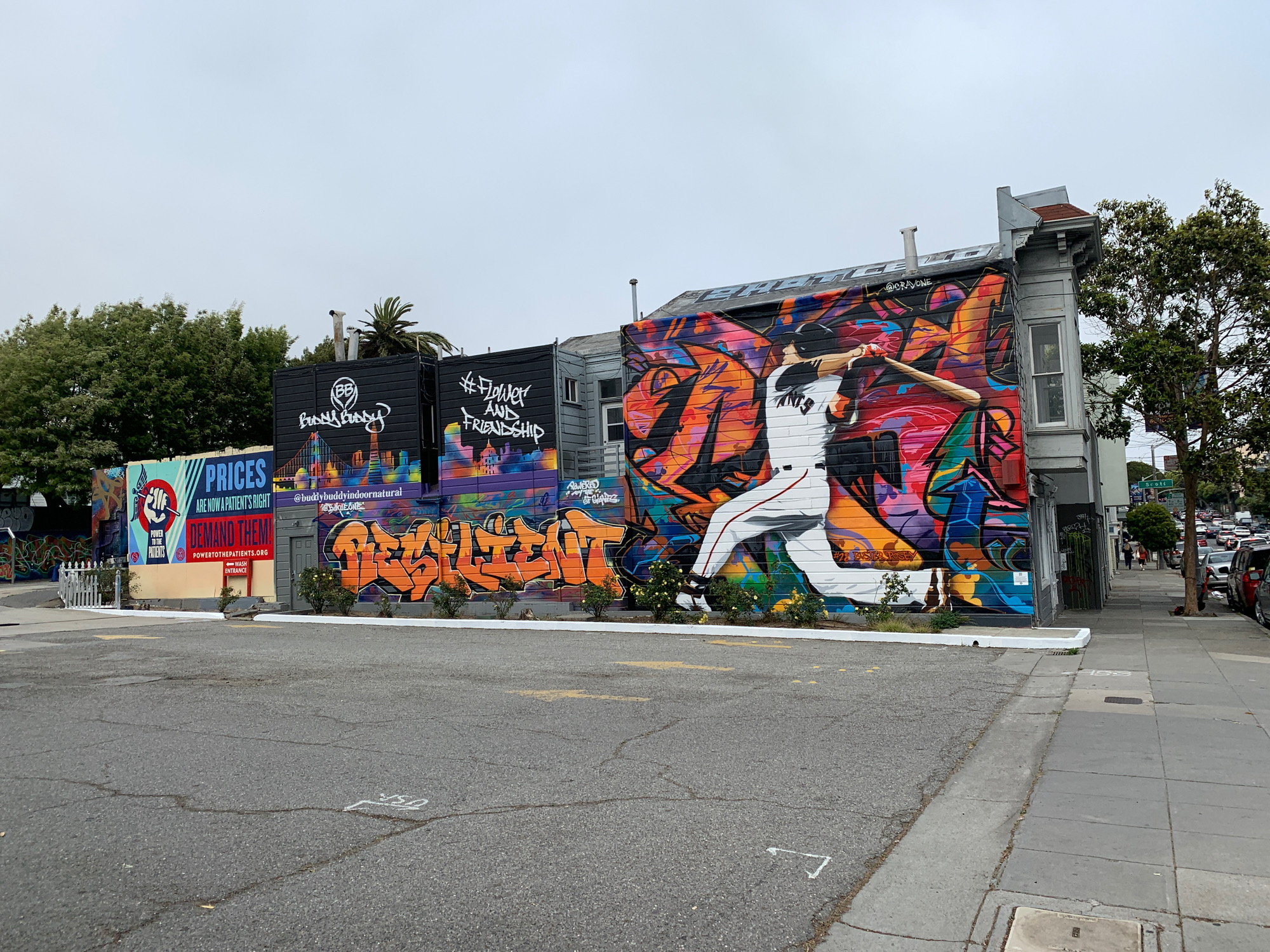mural in San Francisco by artist unknown.