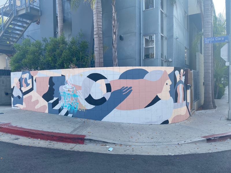 mural in Los Angeles by artist unknown.