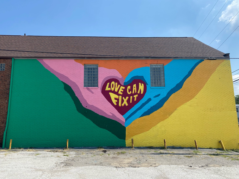 mural in Cleveland by artist Glen Infante.