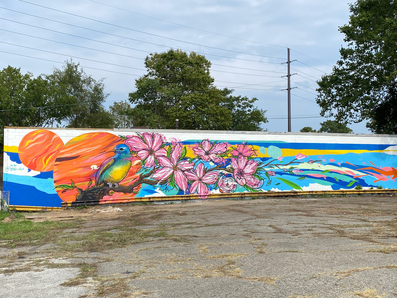 mural in Cleveland by artist unknown.