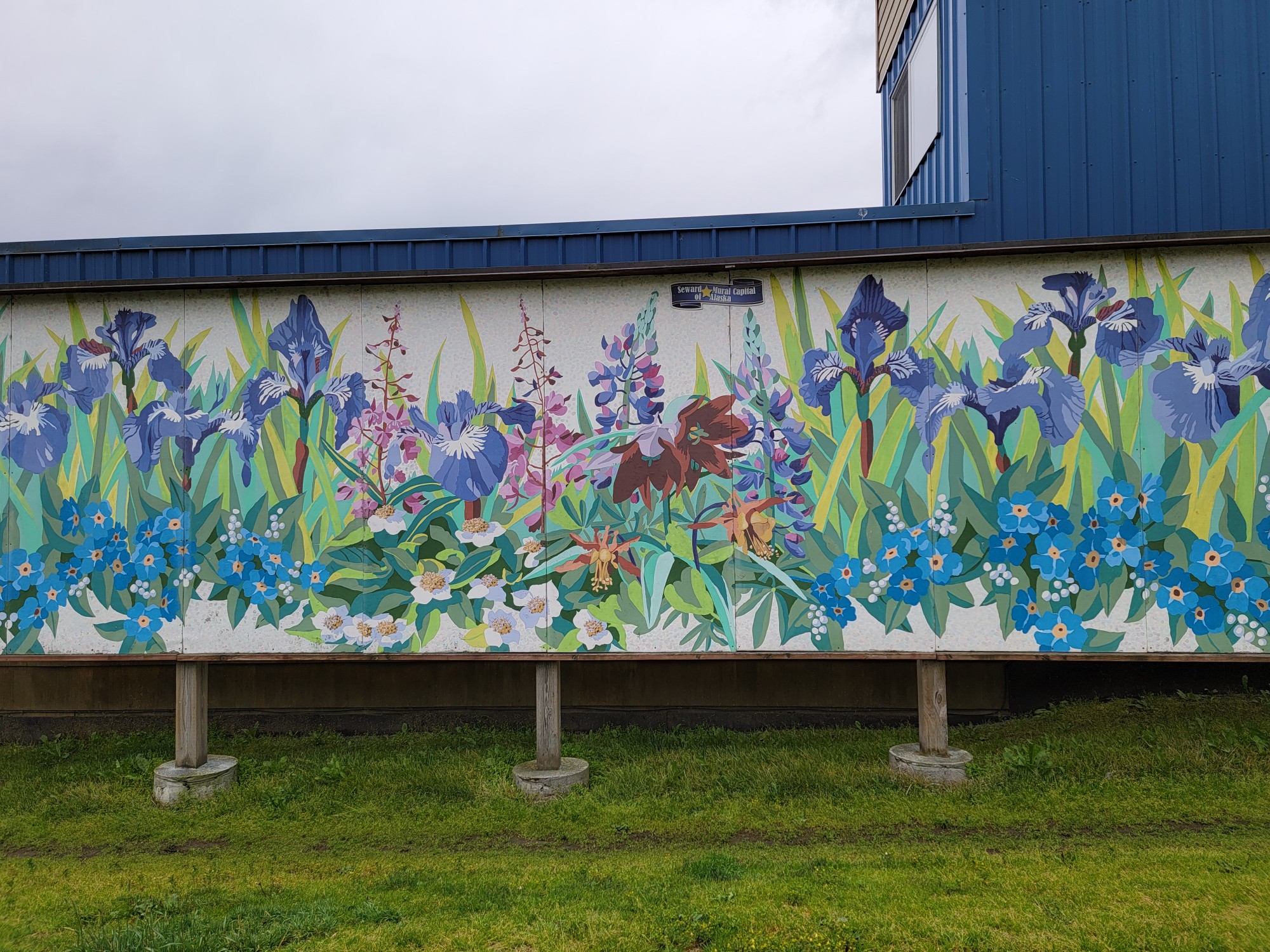 mural in Seward by artist unknown.