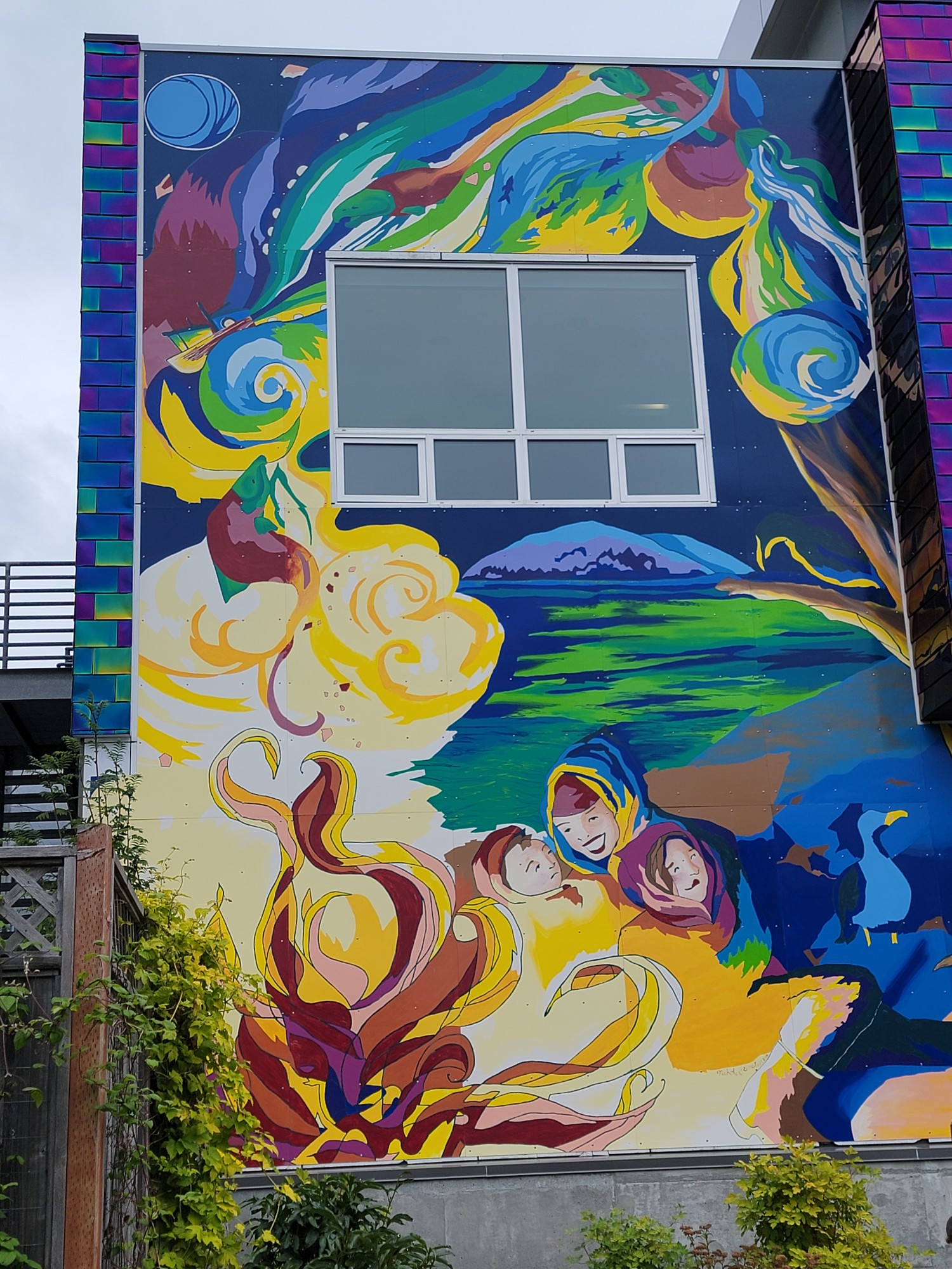 mural in Seward by artist unknown.