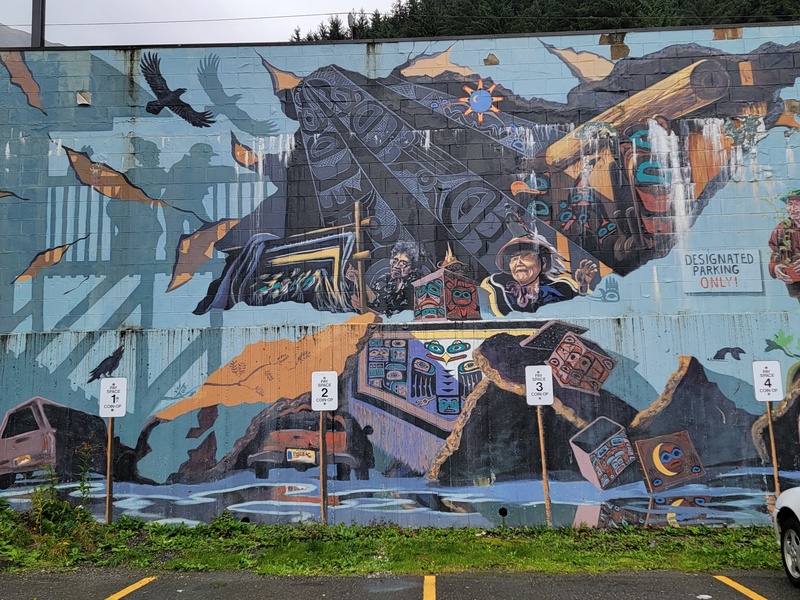 mural in Juneau by artist unknown.