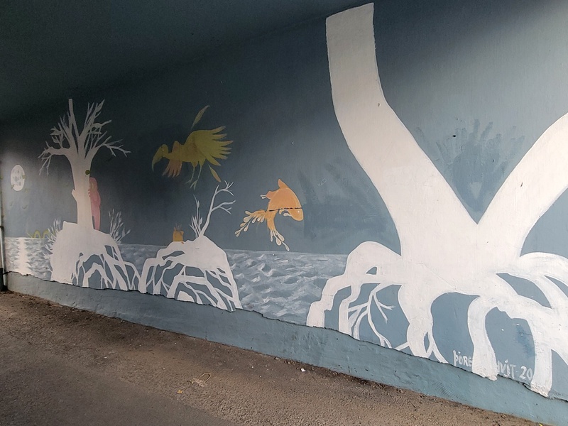 mural in by artist unknown.