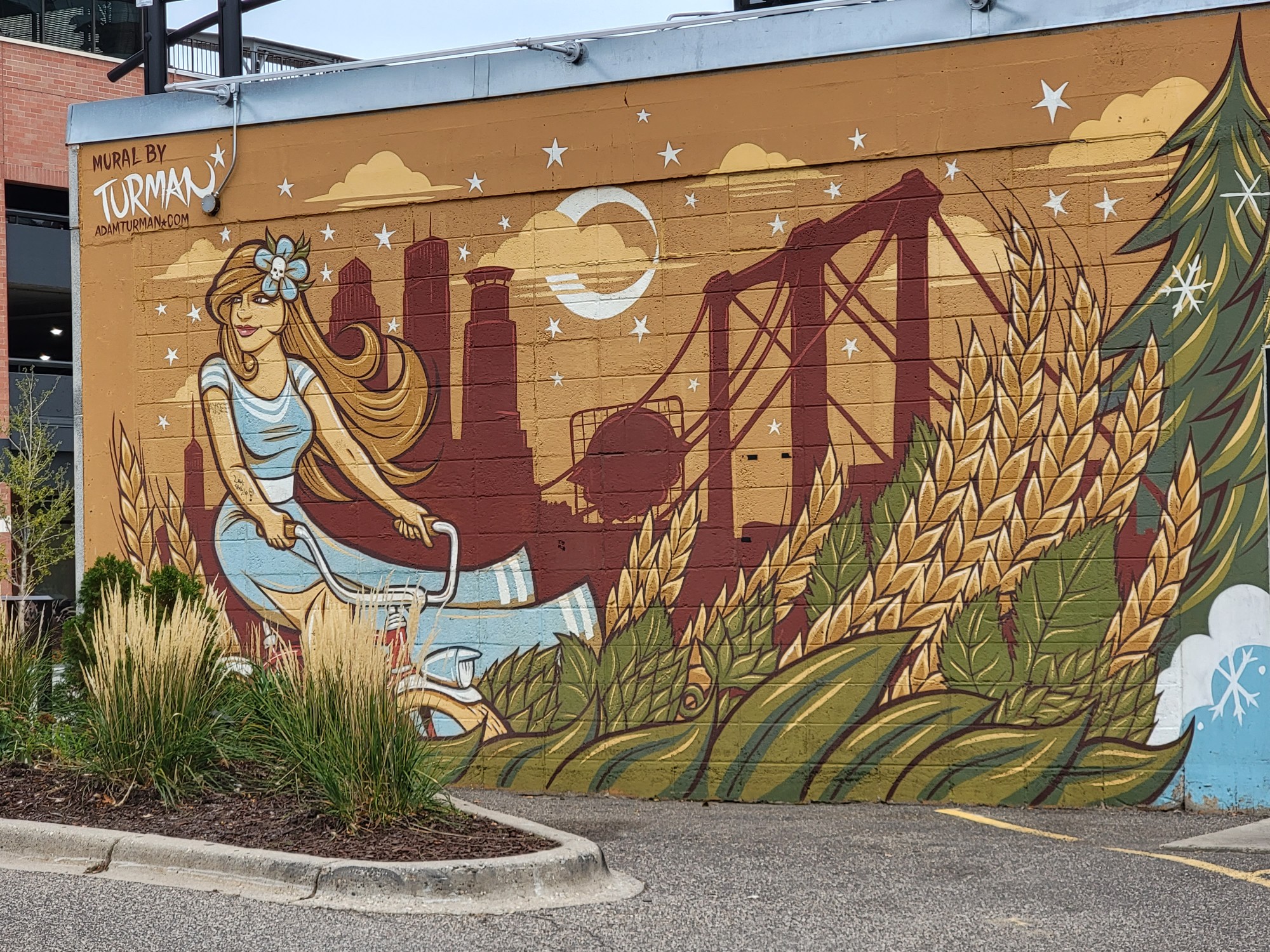 mural in Minneapolis by artist Adam Turman.