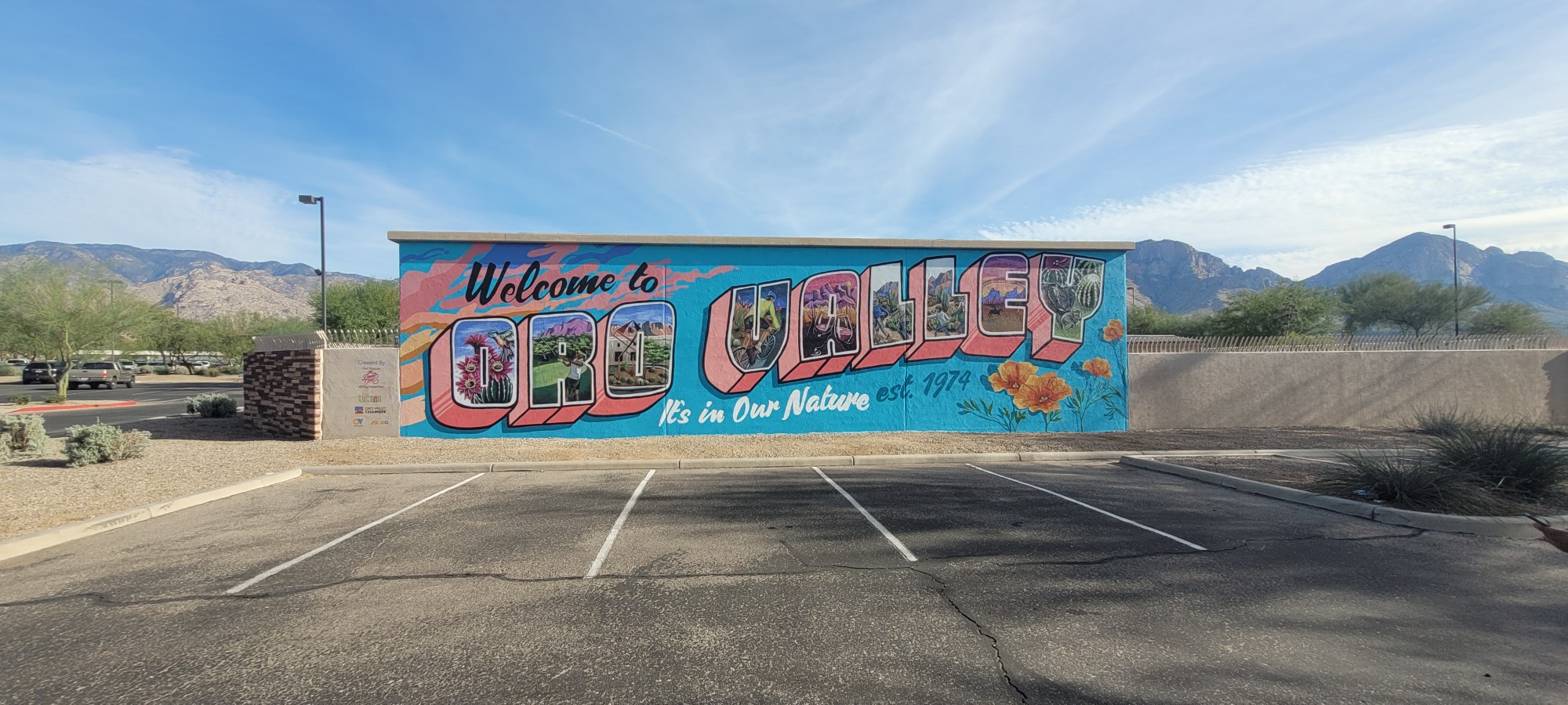 mural in Oro Valley by artist unknown.