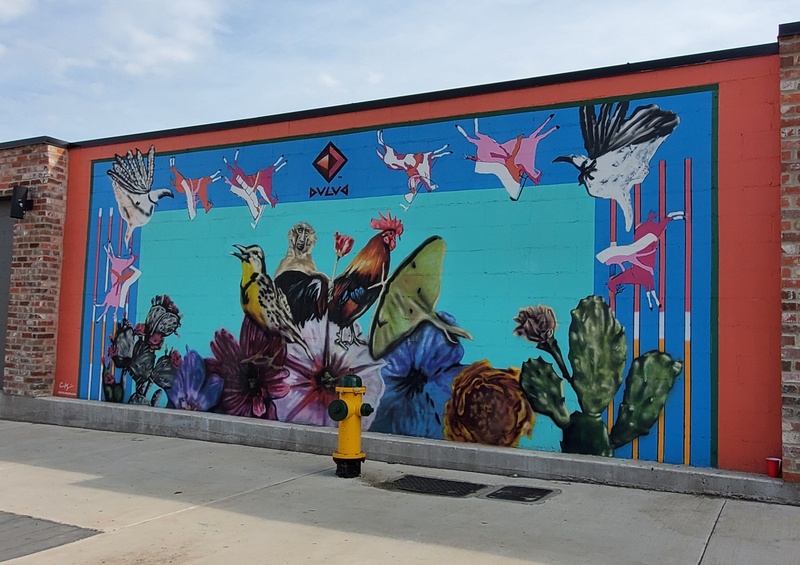 mural in Waco by artist unknown.